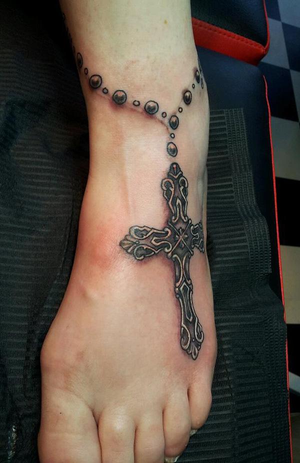 Kinh Mân Côi Thánh Giá và cầu nguyện Hands - 50 Creative Chữ thập Tattoo Designs <3 <3