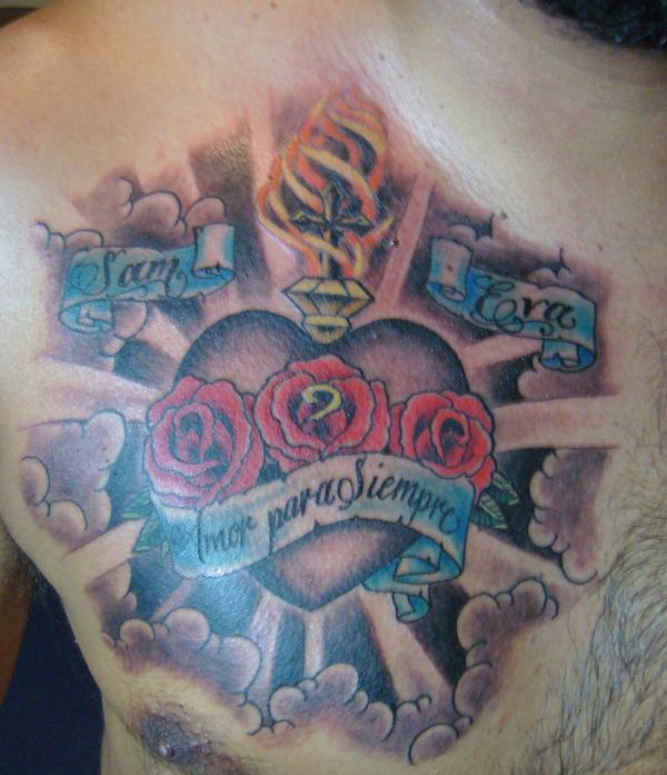 Thánh Tâm Tribute Tattoo - 35 + ảnh vui nhộn Tattoo Designs tim <3 <3