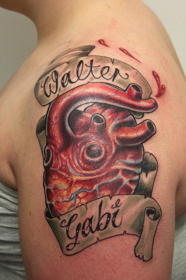 hình xăm trái tim - 35 + ảnh vui nhộn Tattoo Designs tim <3 <3
