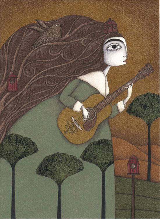 The Guitar Player by Judith Clay 11