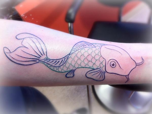 Koi xăm - 50 ảnh vui nhộn Fish Tattoo Designs <3 <3