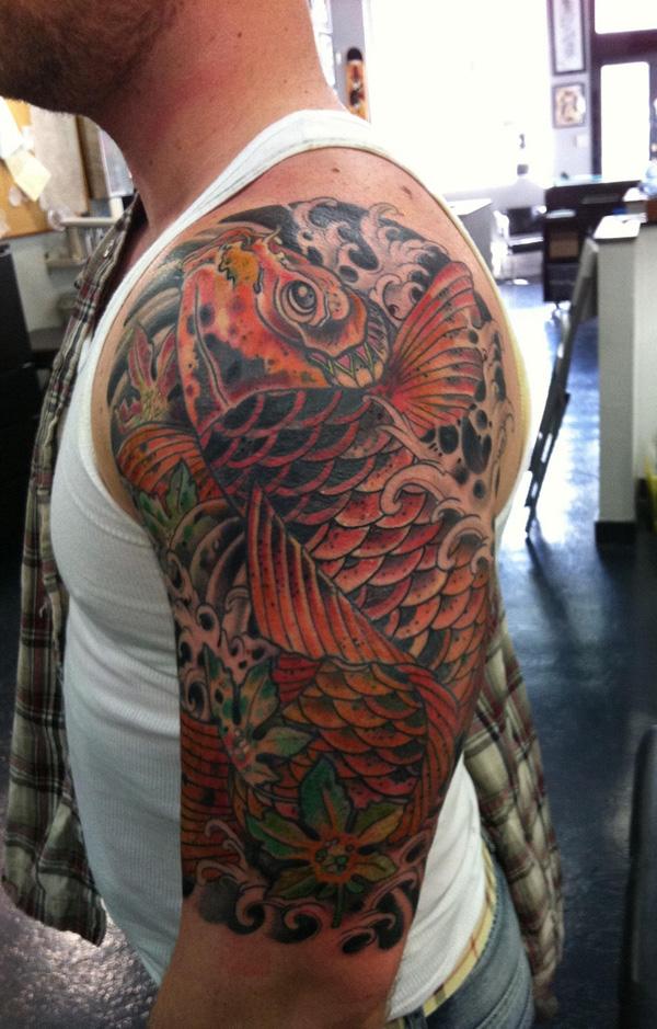 cá hình xăm - 50 ảnh vui nhộn Fish Tattoo Designs <3 <3