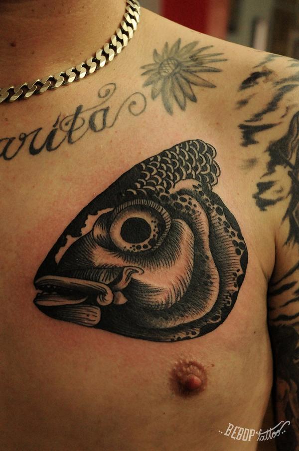 cá hình xăm - 50 ảnh vui nhộn Fish Tattoo Designs <3 <3