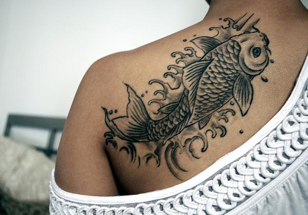 Koi Fish Tattoo (khám phá) - 50 ảnh vui nhộn Fish Tattoo Designs <3 <3