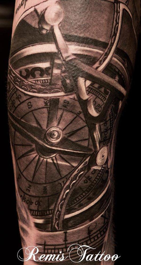 Kompass tätowierung Kompass Tattoos: