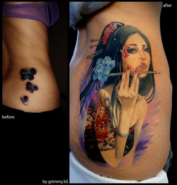 naked japanese women tattoo Lesbians eating pink pussy