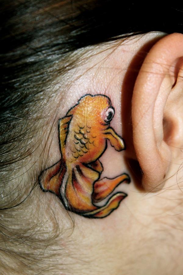 cá hình xăm - 50 ảnh vui nhộn Fish Tattoo Designs <3 <3