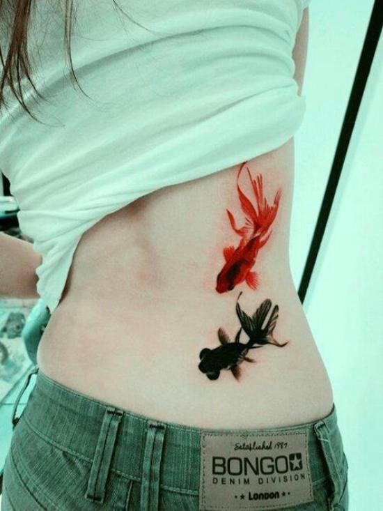 cá hình xăm - 50 ảnh vui nhộn Fish Tattoo Designs <3 <3
