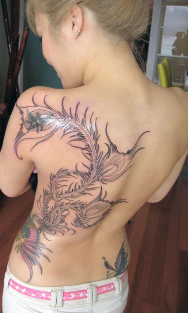 50 Beautiful Phoenix Tattoo Designs | Art and Design