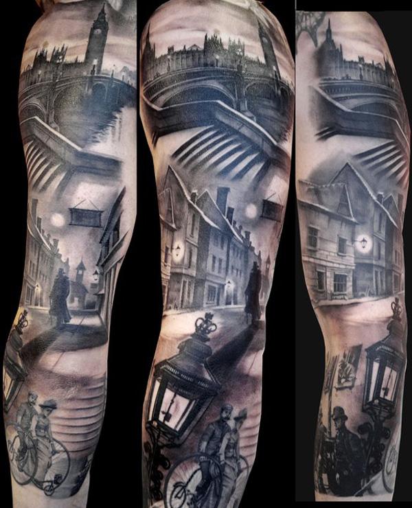 Full Sleeve Tattoo - 80+ Ví dụ Awesome Full Sleeve Tattoo Ý tưởng <3 <3