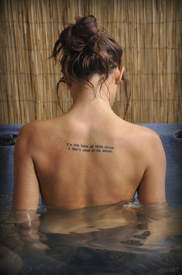 11 quote tattoo for girl