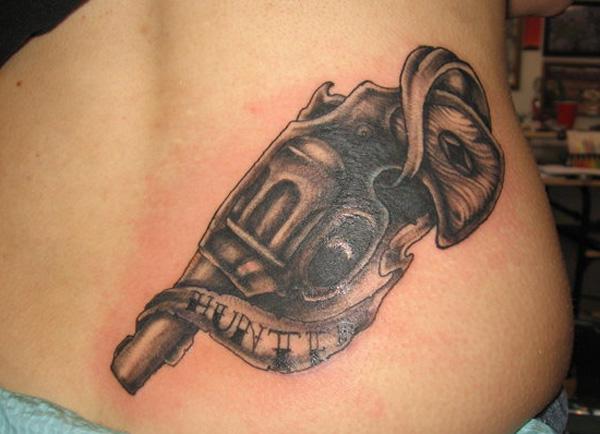 súng vanessa của - 35 ảnh vui nhộn Gun Tattoo Designs <3 <3