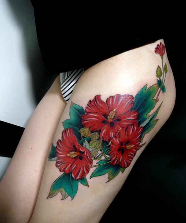 hoa hình xăm cho cô gái - 65 + đẹp Flower Tattoo Designs <3 <3