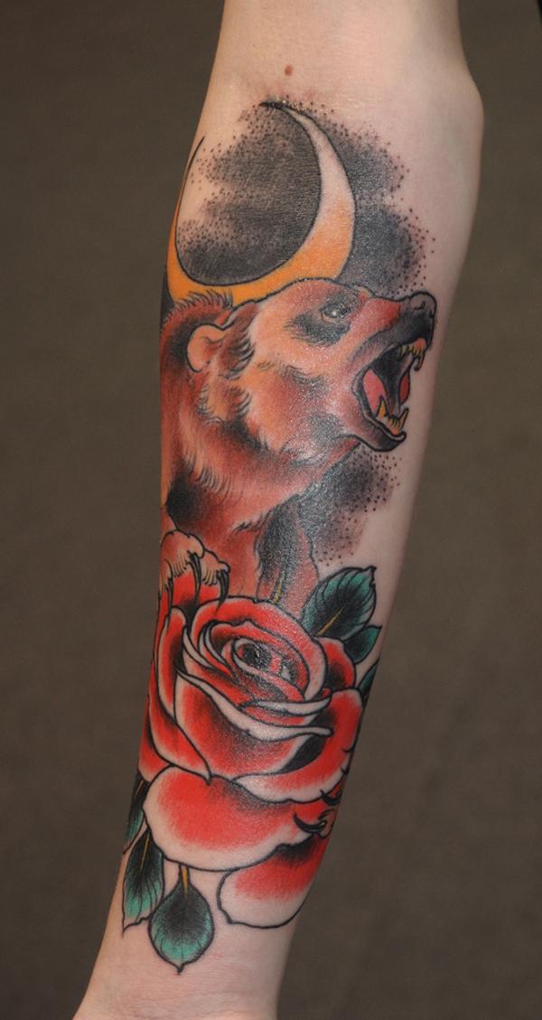 beartattoo - 50 ảnh vui nhộn Animal Tattoo Designs <3 <3
