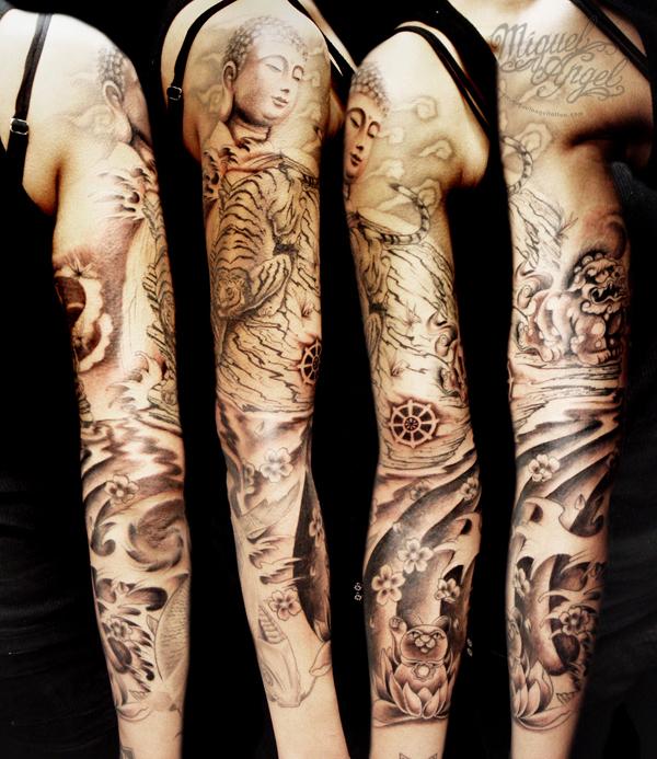 Nhật tay hình xăm - 80 + Ví dụ Awesome Full Sleeve Tattoo Ý tưởng <3 <3