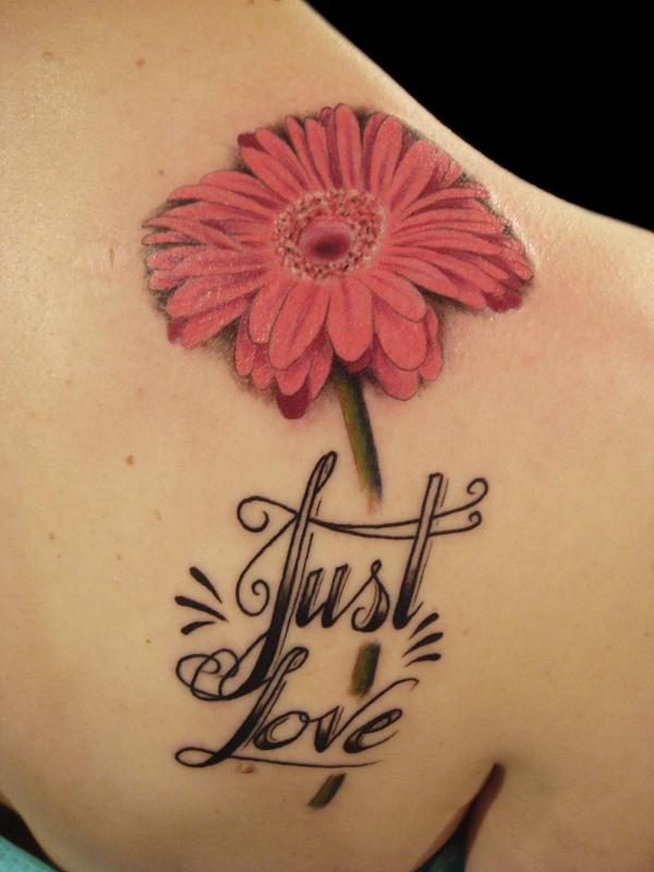hoa script Tattoo - 65 + đẹp Flower Tattoo Designs <3 <3