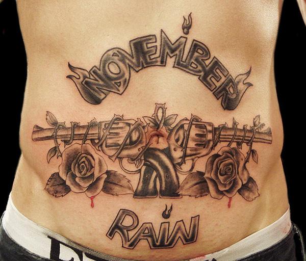 Guns n 'Roses hình xăm - 35 ảnh vui nhộn Gun Tattoo Designs <3 <3