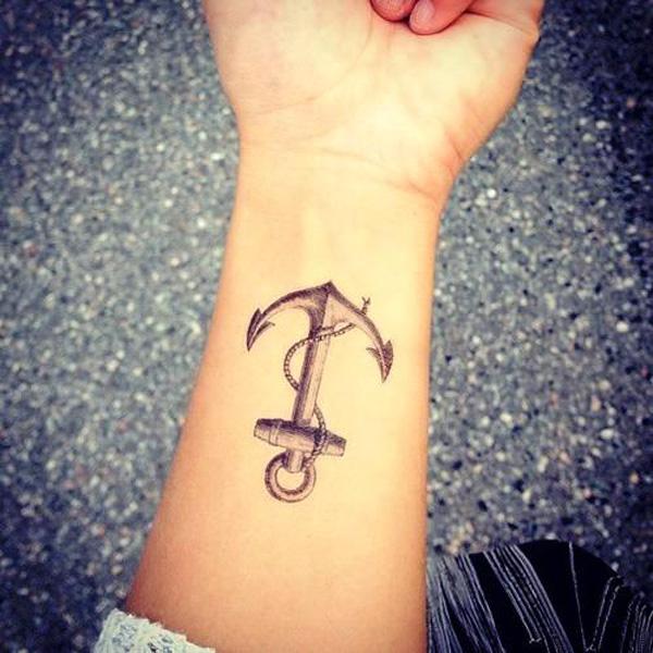 anchor tattoo on wrist - 35 Awesome Anchor tattoo Designs  <3 <3