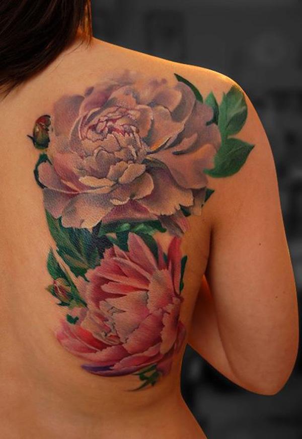 hoa mẫu đơn xăm - 65 + đẹp Flower Tattoo Designs <3 <3