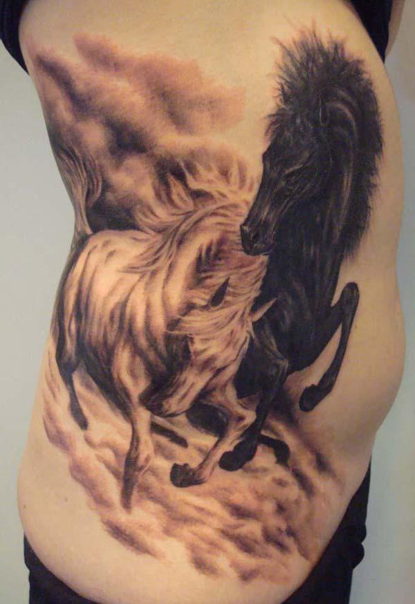 Ngựa xăm - 50 ảnh vui nhộn Animal Tattoo Designs <3 <3