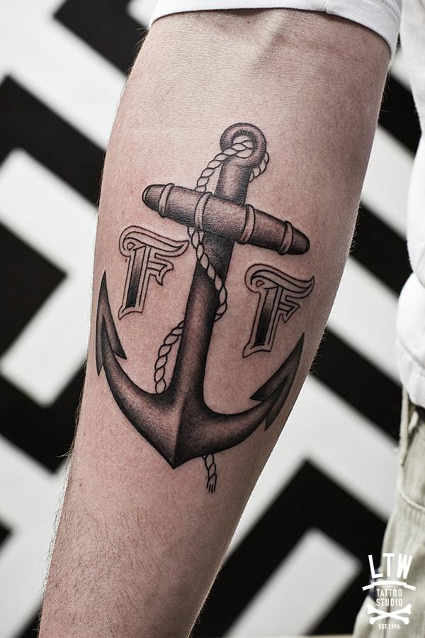 Anchor tattoo - 35 Awesome Anchor tattoo Designs  <3 <3