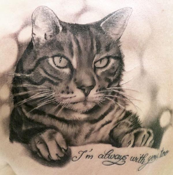 Cát Tattoo - 50 ảnh vui nhộn Animal Tattoo Designs <3 <3