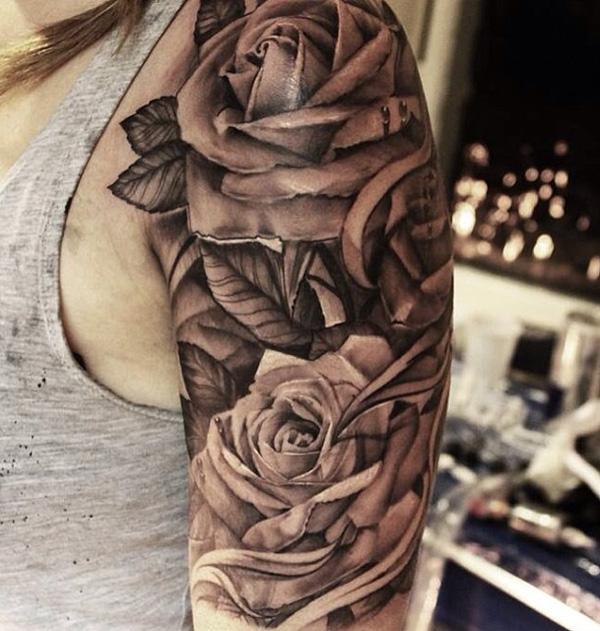 3D tăng xăm - 65 + đẹp Flower Tattoo Designs <3 <3