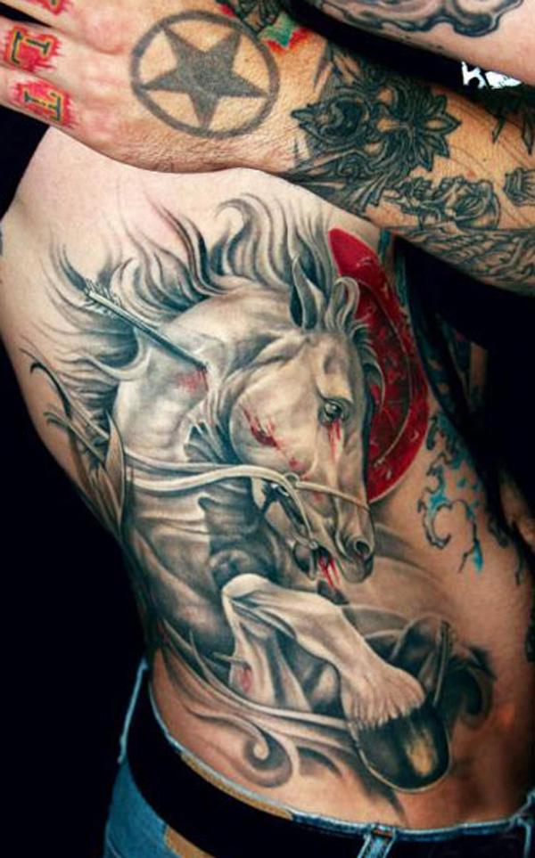 Ngựa xăm - 50 ảnh vui nhộn Animal Tattoo Designs <3 <3