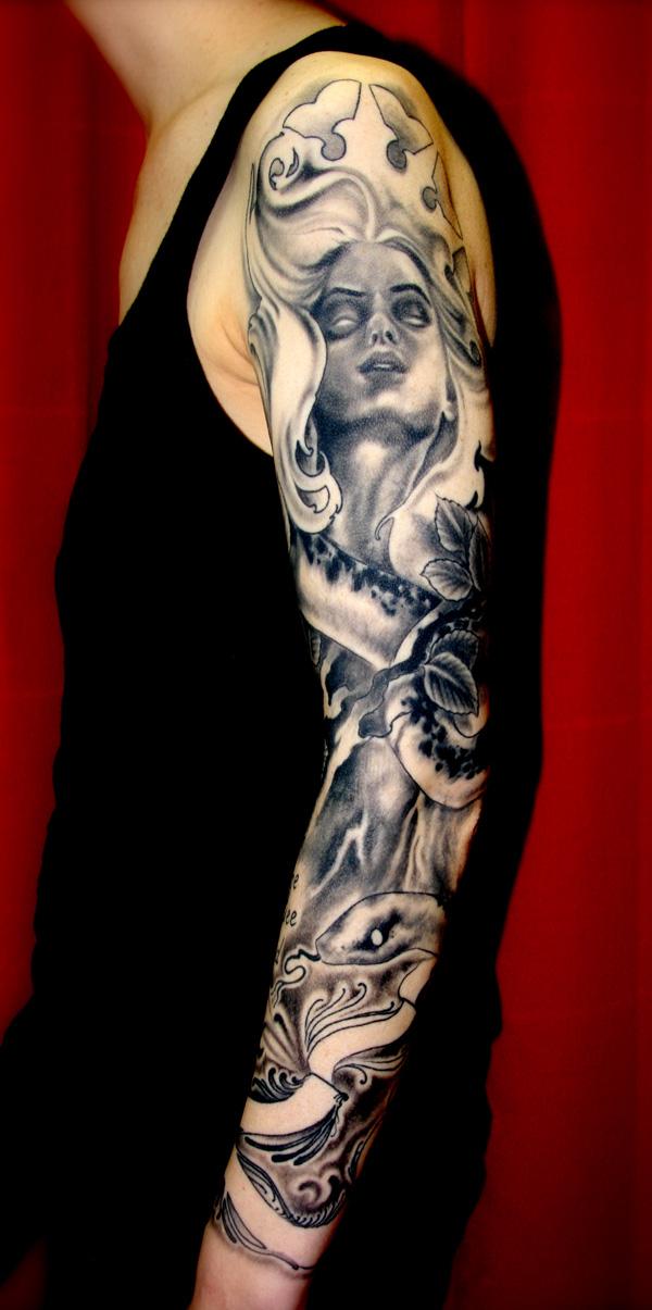 Lilith xăm của Eva Huber - 80+ Ví dụ Awesome Full Sleeve Tattoo Ý tưởng <3 <3