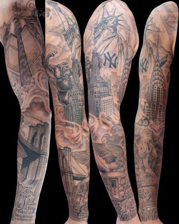 đầy đủ tay hình xăm - 80 + Ví dụ Awesome Full Sleeve Tattoo Ý tưởng <3 <3