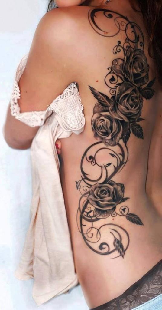 Rose Tattoo - 65 + đẹp Flower Tattoo Designs <3 <3