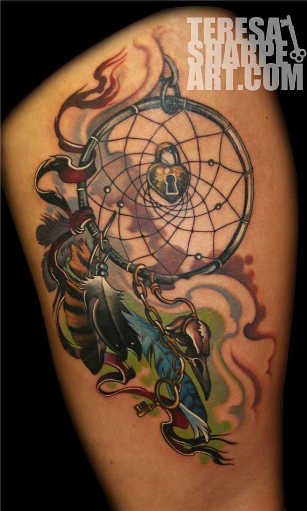 Dreamcatcher - 50 Dreamcatcher Tattoo Designs Phụ nữ <3 <3