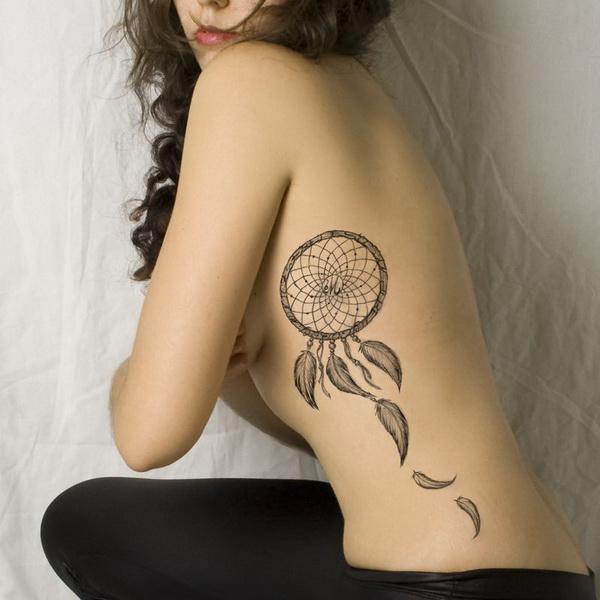 Dreamcatcher bên - 50 Dreamcatcher Tattoo Designs Phụ nữ <3 <3