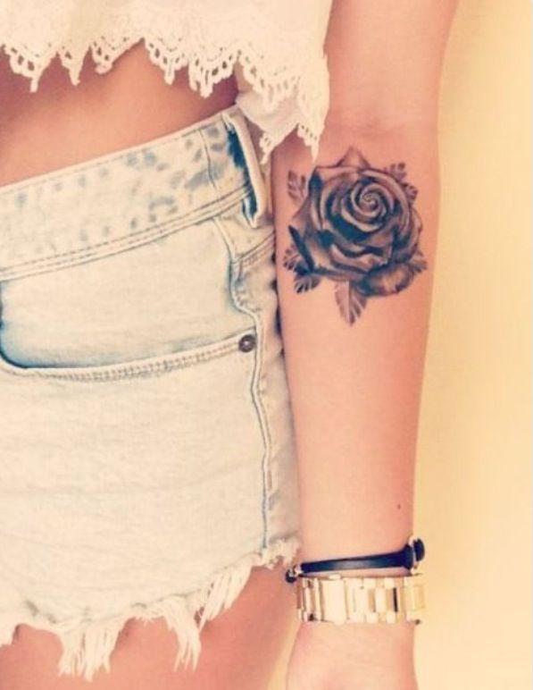 Rose hình xăm trên cánh tay - 65 + đẹp Flower Tattoo Designs <3 <3