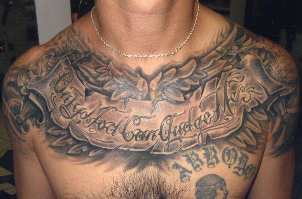 hình xăm ngực cho nam giới - 40 Ý tưởng đẹp ngực Tattoo <3 <3