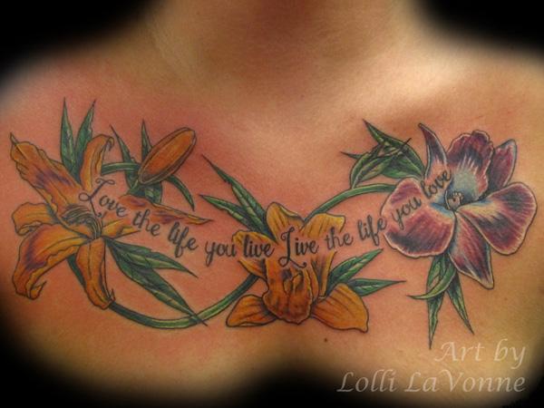 hoa ngực xăm mảnh - 40 đẹp ngực Tattoo Ý tưởng <3 <3