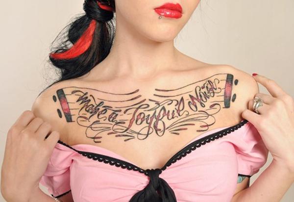 Ngực-xăm-cho-Phụ nữ - 40 đẹp ngực Tattoo Ý tưởng <3 <3