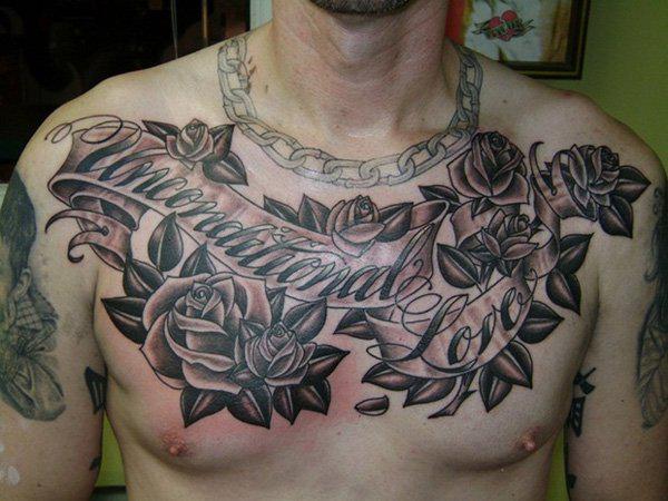 Angel Wings Tattoo For Guys On Chest