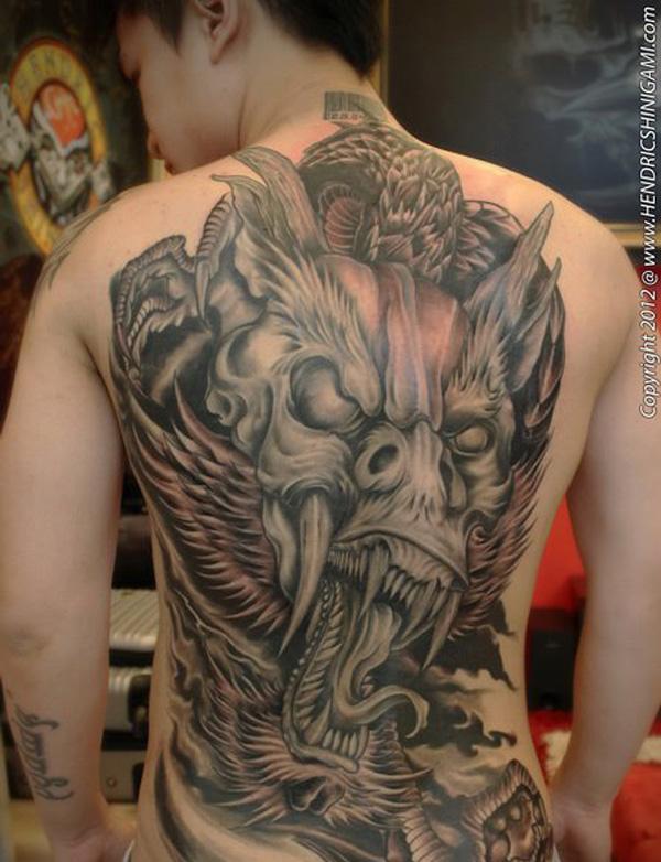 Dragon Back Tattoo