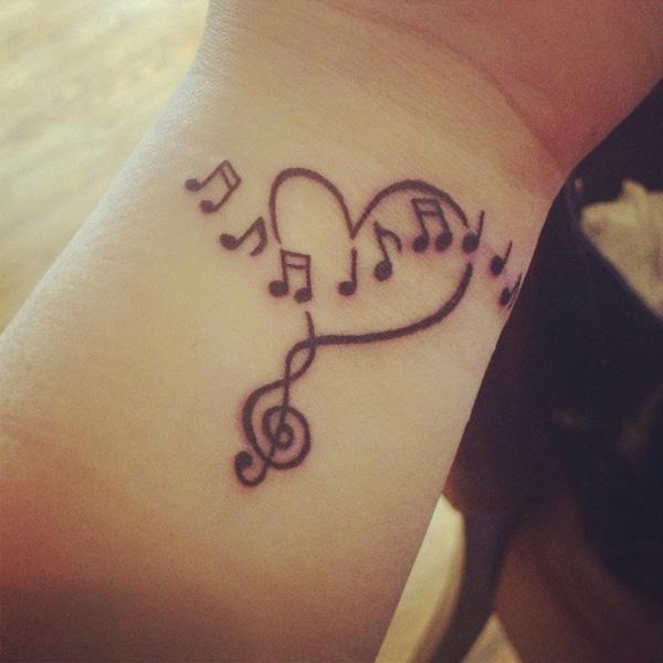 Small Music Tattoo