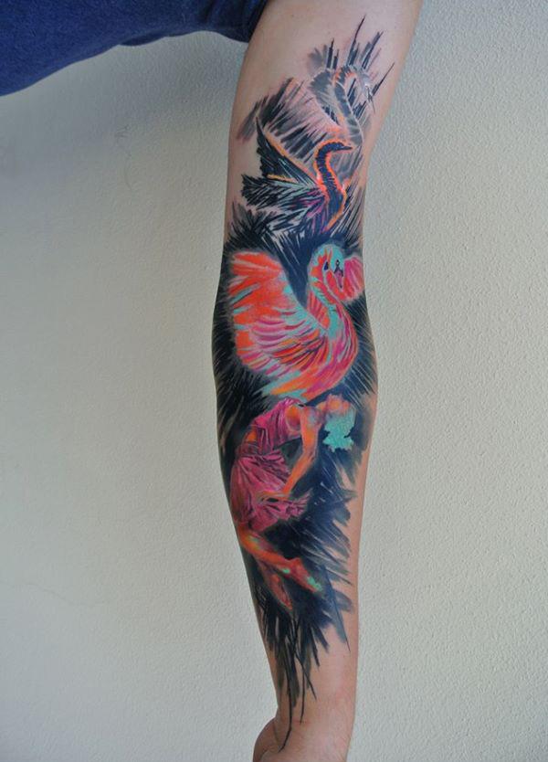 Màu nước đầy đủ tay hình xăm - 80 + Ví dụ Awesome Full Sleeve Tattoo Ý tưởng <3 <3