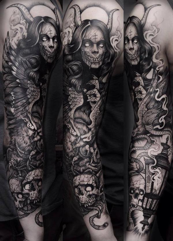 Full Sleeve Tattoo - 80+ Ví dụ Awesome Full Sleeve Tattoo Ý tưởng <3 <3