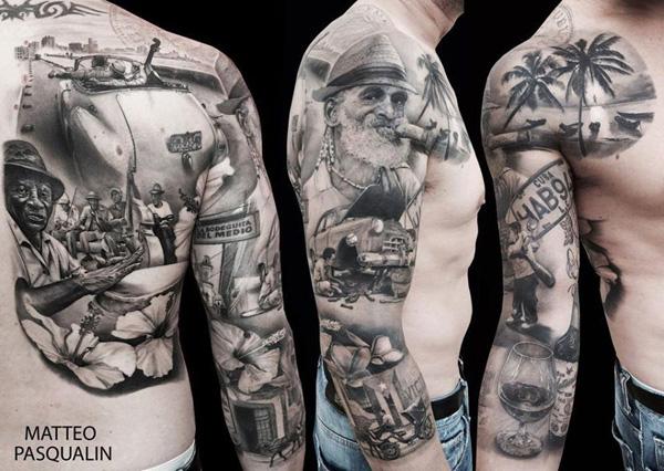 Full Sleeve Tattoo - 80+ Ví dụ Awesome Full Sleeve Tattoo Ý tưởng <3 <3