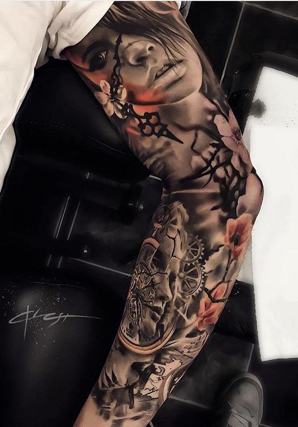 95 Awesome Examples Of Full Sleeve Tattoo Ideas Art And Design
