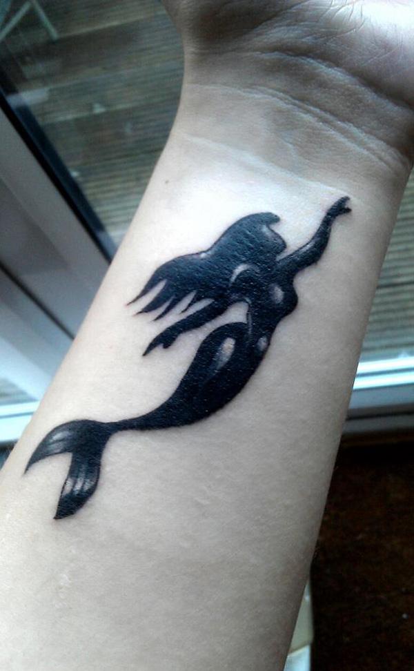 Mermaid Tattoo trên cổ tay - 50 Ý tưởng Wrist Tattoo bắt mắt <3 <3