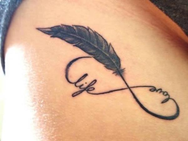 cuộc sống và tình yêu vô cùng hình xăm - 45 Infinity Ý tưởng Tattoo <3 <3