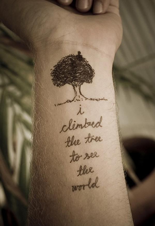 Tôi trèo The Tree - 50 Ý tưởng Wrist Tattoo bắt mắt <3 <3