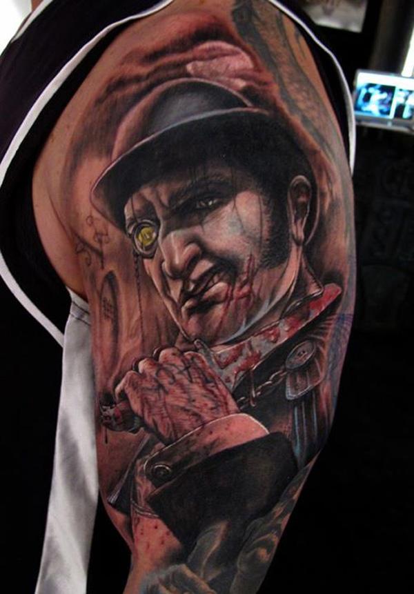 Zombie Tattoo trên cánh tay - 35 Horrible Zombie xăm <3 <3
