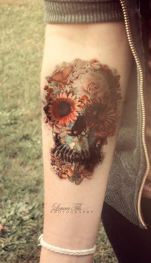 Flower sọ cổ tay hình xăm - 50 Ý tưởng Wrist Tattoo bắt mắt <3 <3