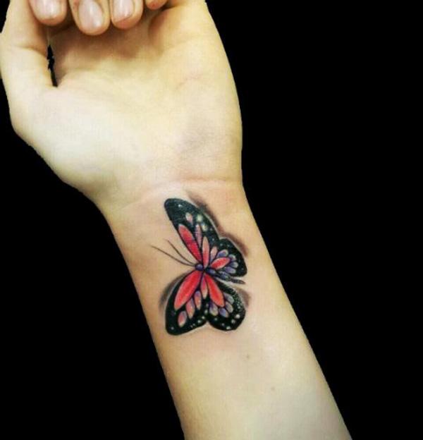  Wrist bướm Tattoo - 50 Ý tưởng Wrist Tattoo bắt mắt <3 <3